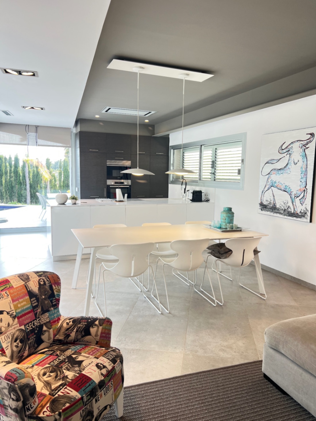 Chalet moderno en venta de 4 dormitorios en Fustera, Benissa